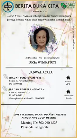 Lucia Widjiastuti first banner