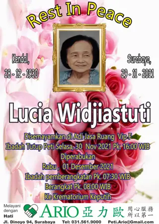 Lucia Widjiastuti second banner