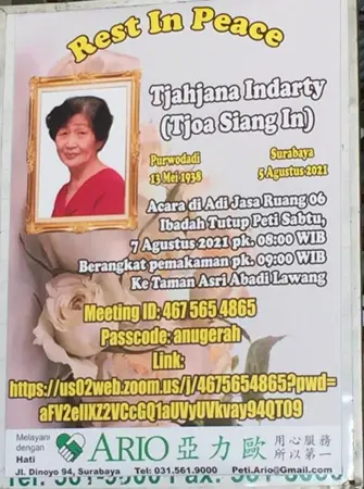 Tjahjana Indarti first banner