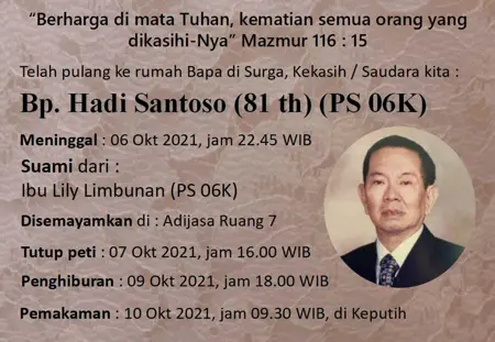 Hadi Santoso first banner
