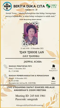 Lily Tjandra first banner