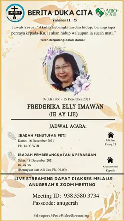 Frederika Elly Imawan first banner