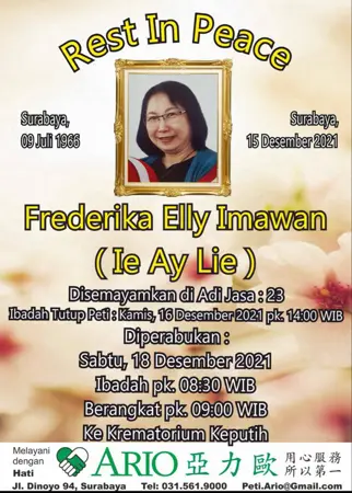 Frederika Elly Imawan second banner