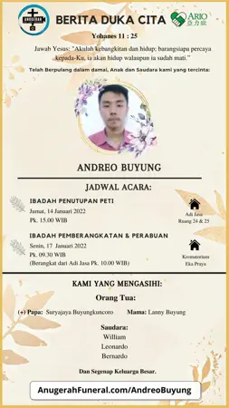 Andreo Buyung first banner
