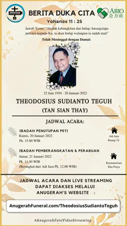 Theodosius Sudianto Teguh first banner