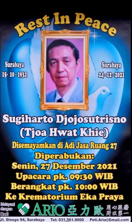 Sugiharto Djojosutrisno first banner