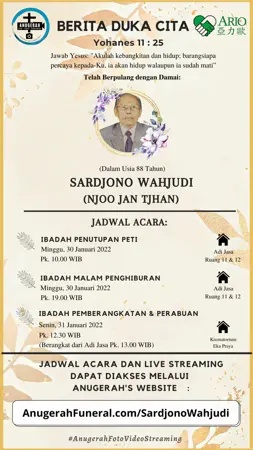 Sardjono Wahjudi first banner