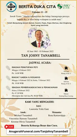 Tan Johny Tanambell first banner