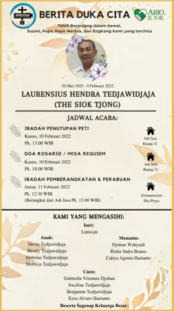 Laurensius Hendra Tedjawidjaja first banner