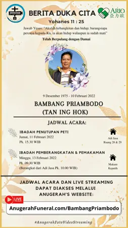 Bambang Priambodo first banner