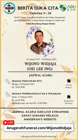 Wijono Widjaja first banner