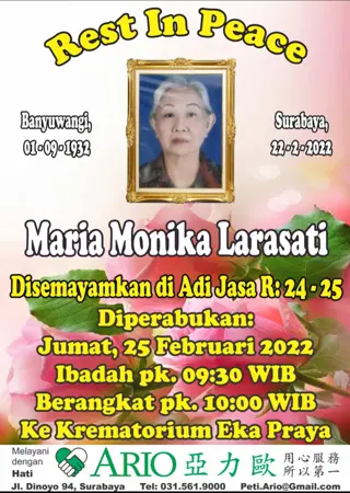 Maria Monika Larasati first banner