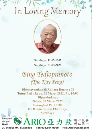 Bing Tedjopranoto second banner