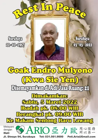 Goak Endro Mulyono first banner