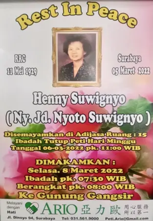 Henny Suwignyo first banner