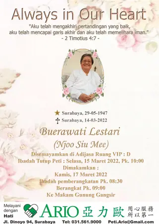 Buerawati Lestari second banner