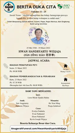 Hwan Handryarto Widjaja first banner