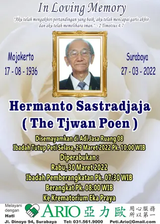 Hermanto Sastradjaja first banner