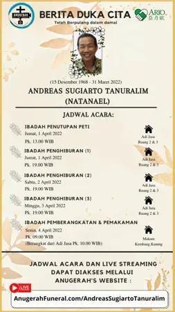 Andreas Sugiarto Tanuralim first banner