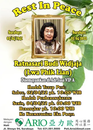 Ratnasari Budi Widjaja first banner