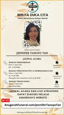 Jennifer Tanoyo Tan first banner