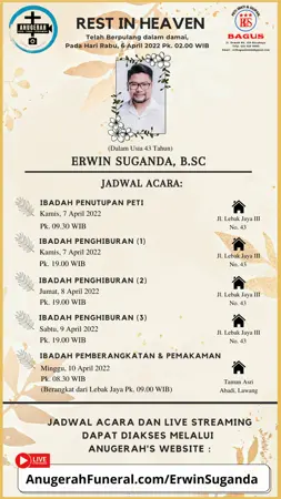 Erwin Suganda, B.SC second banner