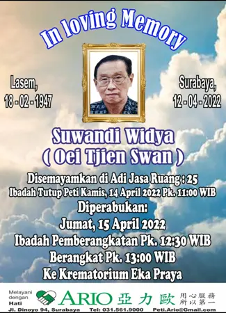 Suwandi Widya first banner