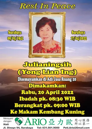 Julianingsih first banner