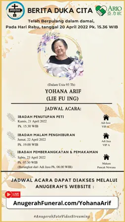 Yohana Arif first banner