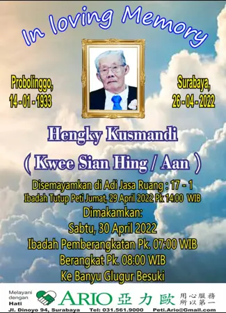 Hengky Kusmandi first banner