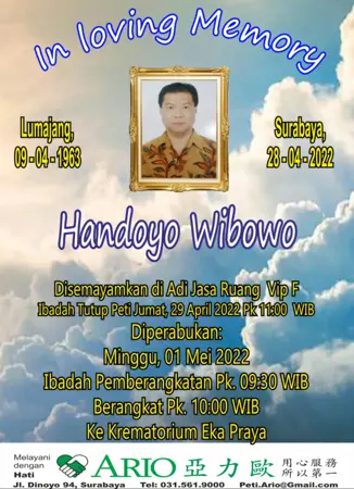 Handoyo Wibowo first banner