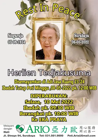 Herlien Tedjakusuma first banner