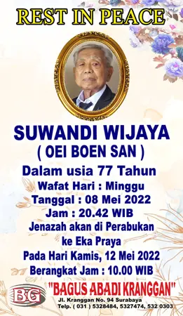 Suwandi Wijaya first banner