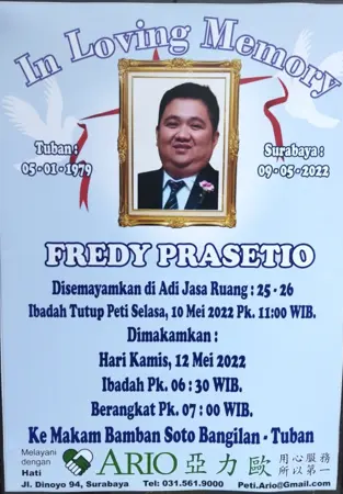 Fredy Prasetyo first banner