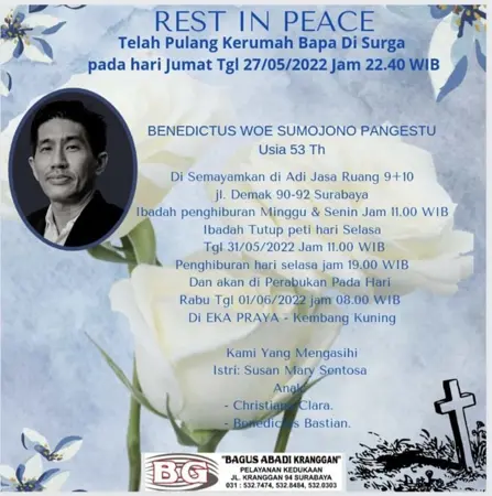 Benedictus Woe Sumojono Pangestu first banner