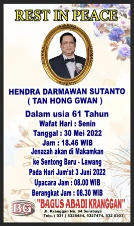 Hendra Darmawan Sutanto first banner