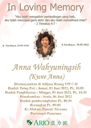 Anna Wahyuningsih second banner