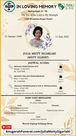 Julia Meity Sigarlaki first banner