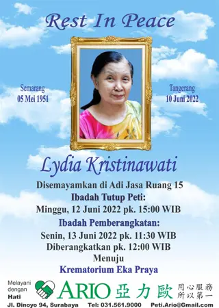 Lydia Kristinawati first banner