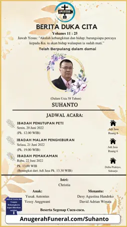 Suhanto first banner