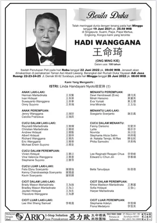 Hadi Wanggana third banner