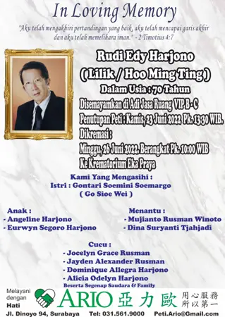 Rudi Edy Harjono second banner