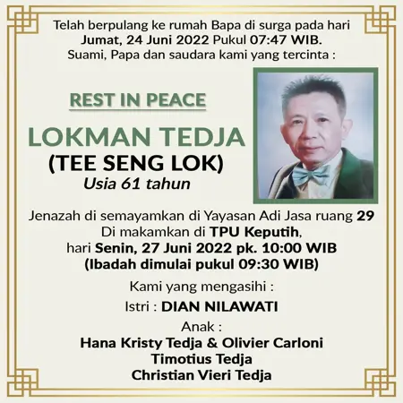 Lokman Tedja second banner