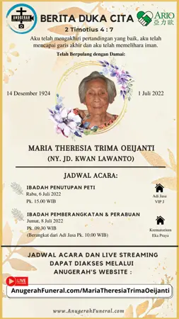 Maria Theresia Trima Oeijanti first banner