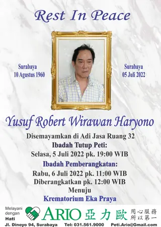 Yusuf Robert Wirawan Haryono first banner