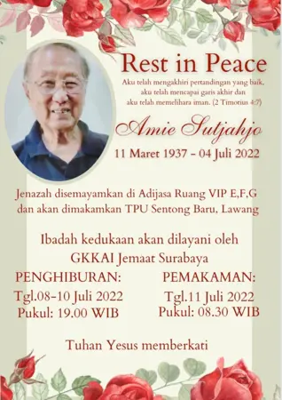 Amie Sutjahjo first banner