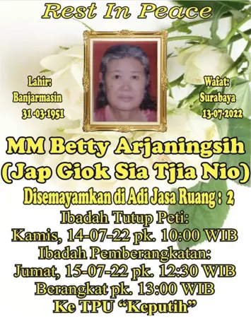 MM Betty Arjaningsih first banner