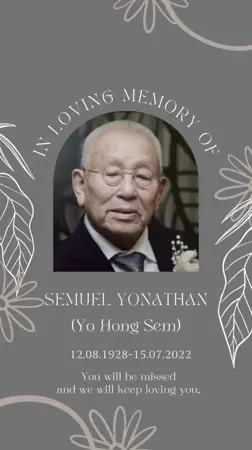 Semuel Yonathan second banner