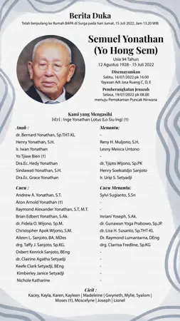 Semuel Yonathan first banner