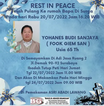 Yohanes Budi Sanjaya first banner